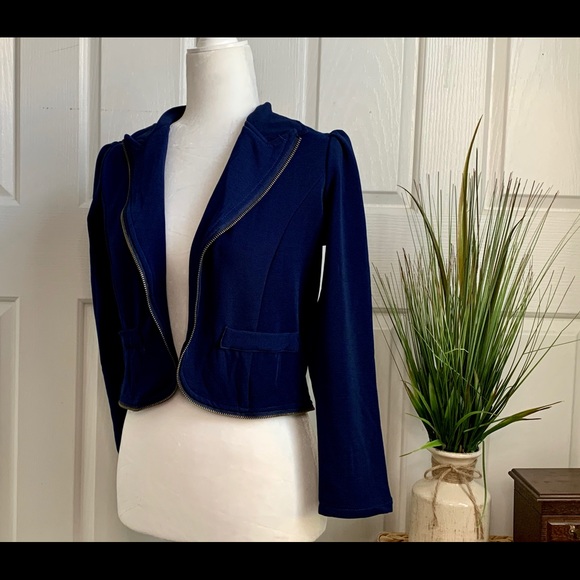 ‼️CLEARANCE ‼️Now $7 only! Blue Open Blazer - Picture 4 of 4